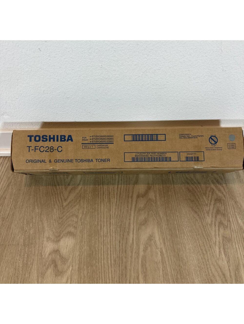 Toshiba T-FC28-C Genuine Toner - CYAN